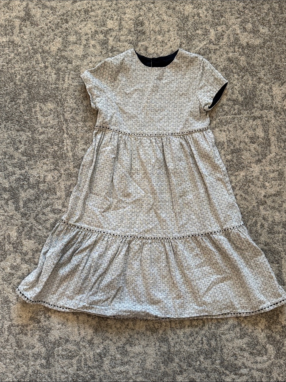 Isabel Garretón Short-Sleeve Midi Dress